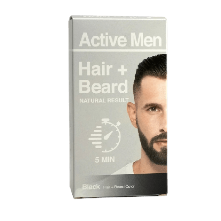Active Men Skäggfärg och hårfärg Herr Svart 40 + 60