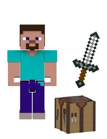 Minecraft Minecraft Steve Core Figure Multi/patterned