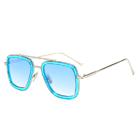 Marvel Tony-stark Iron-man Edith Avengers(Solglasögon Retro Glasse