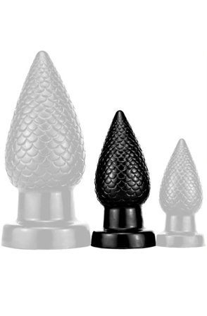 PineCock Plug Schwarz Mittelgroß