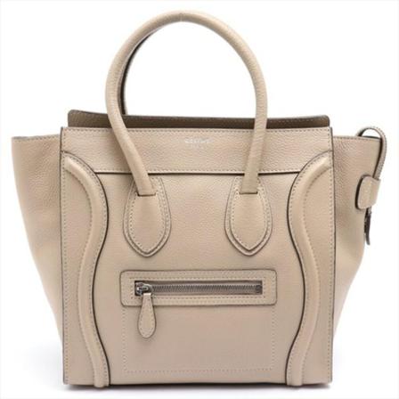Celine Vintage, Pre-owned Leather Bag Beige, Dames, Maat:ONE Size,leer