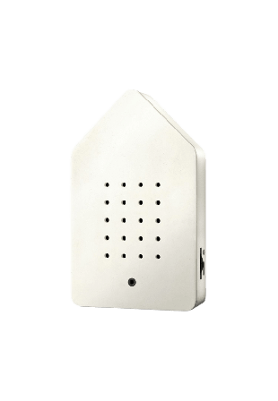 Relaxound Birdybox Speldosa Fågelkvitter Vit Jesmonite Högtalare