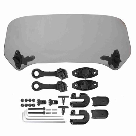 Universal Motorcykel Modificeret Vindskærm Vindskærm Spoiler Luft Deflektor Ryget