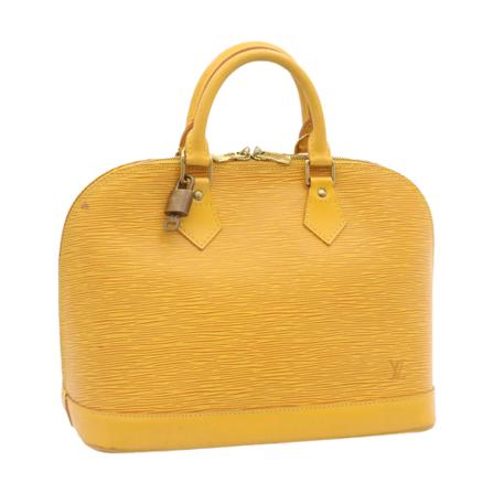 Louis Vuitton Vintage Pre-owned Alma Taske Gul, Dame Vintage Tasker, Størrelse: ONE Size