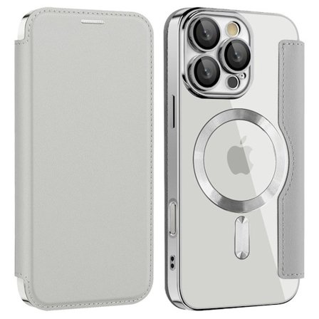 iPhone 16 Pro Max Fodral med Kortplatser - Silver