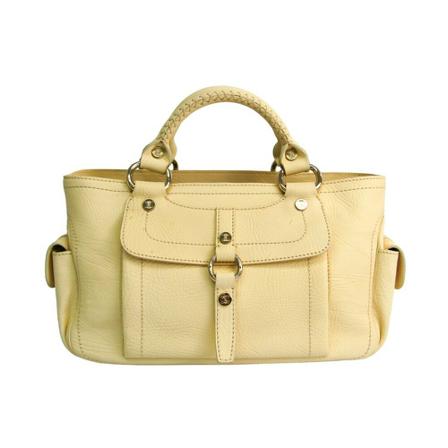 Celine Vintage, Pre-owned Boogie bag Geel, Dames, Maat:ONE Size