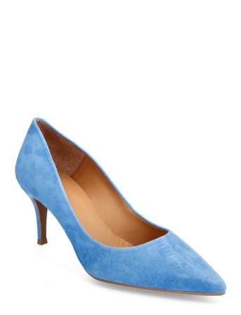 A3443 Shoes Heels Pumps Classic Blå Billi Bi