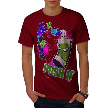 Graffiti Paint Can Men T-shirt