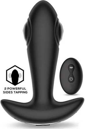 Milton Dual Tapping Analplug mit Fernbedienung