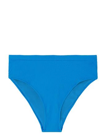 High Cut Bikini Briefs Swimwear Bikinis Bikini Bottoms High Waist Bikinis Blå Understatement Underwear*Betinget Tilbud