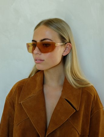 Corlin Eyewear Goodfella Gold Cinnamon - Gold - ONE SIZE