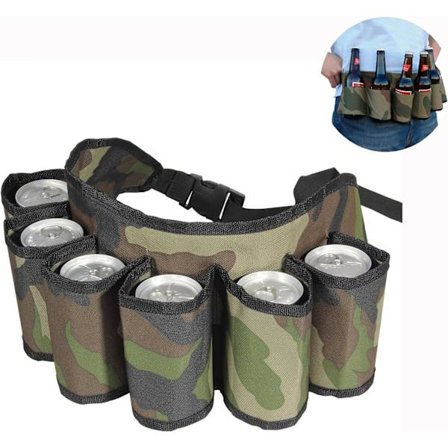 Ølbælte, Bælte til dåseholder, der kan rumme 6 drikkevarer