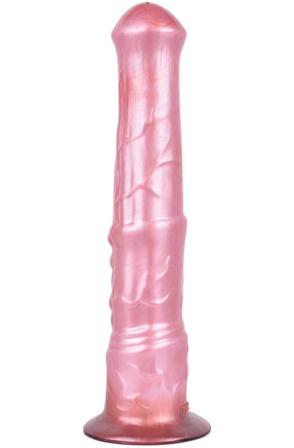 Pink Alien Jolly Star Metallic Dildo 42 cm Dragon dildo - Blushme.se