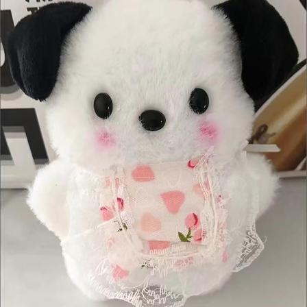 1 kpl / set pehmoavaimenperä e Doll Girl Diy pehmolaukku riipus Bib Sc A5