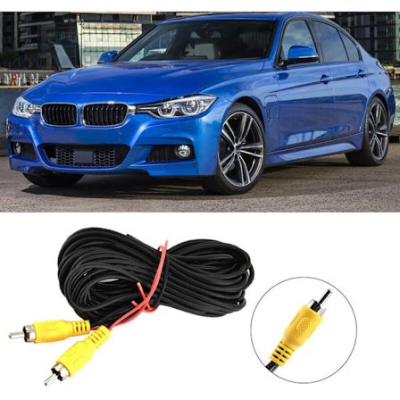 6M hane till hane RCA bil backkamera video AV-kabel sladd