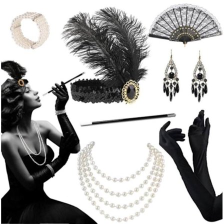 20-tals accessoarer, 20-tals kostym damset