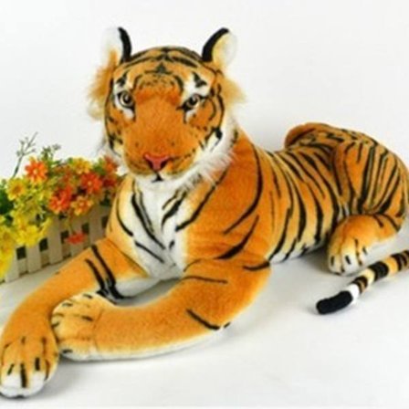 30cm naturtro tiger bamse plysj leketøy myk kastepute jenter bursdagsgave leketøy