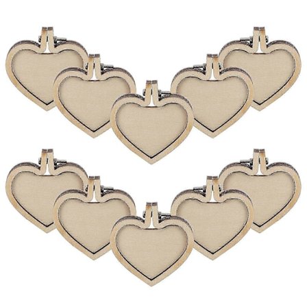 10 stk. Miniatyr Broderirammer Korsstingsrammer DIY Mini Broderiringer Håndverksutstyr