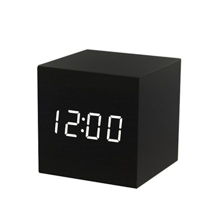 1 Trevekkeklokke - Mini LED Digital Klokke med Temperatur T