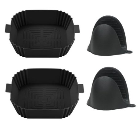 4 stk. silikoneskåle plus handsker til frituregryde_max