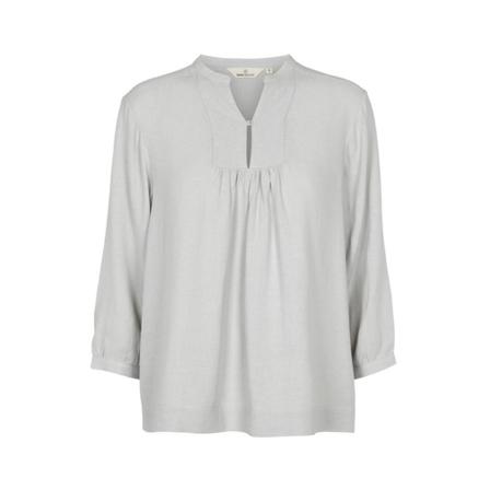 Basic Apparel Nedel Tunique Bluse Grå, Dame