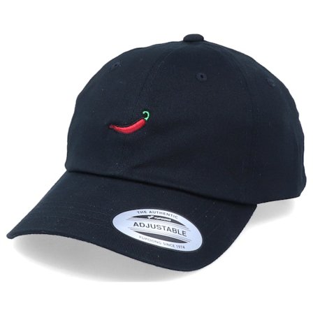 Iconic - Negro unconstructed Gorra - Chili Black Dad Cap @ Hatstore