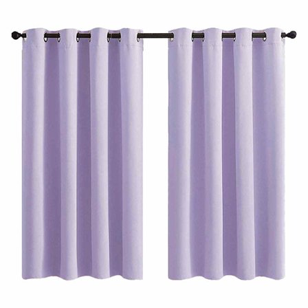 Termisk isolerede gardiner til soveværelse, mørklægningsgardiner med tredobbelt vævet mørklægningsstof, energibesparende lysblokerende vinduespaneler,