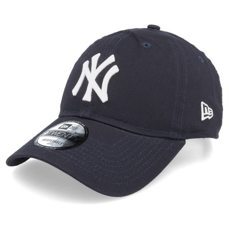 New Era - MLB Blå adjustable Kasket - New York Yankees League Essential 9TWENTY Navy/White Adjustable @ Hatstore