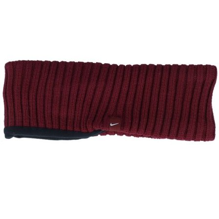 Nike - Röd headband Beanie - Warm Knit Maroon Headband @ Hatstore