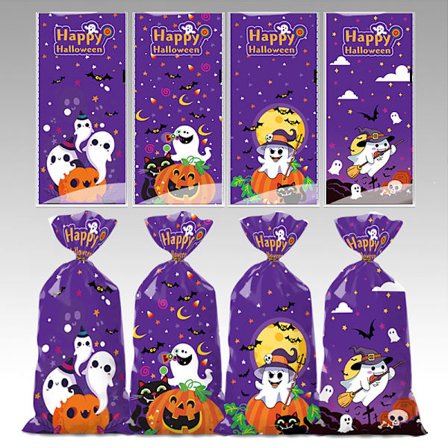 50-pack Halloween Snowflake Godis Presentpåsar - Glad Tomte