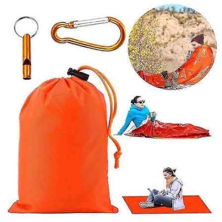 Nödsovsäck Överlevnadssäck Termisk Sovsäck Camping