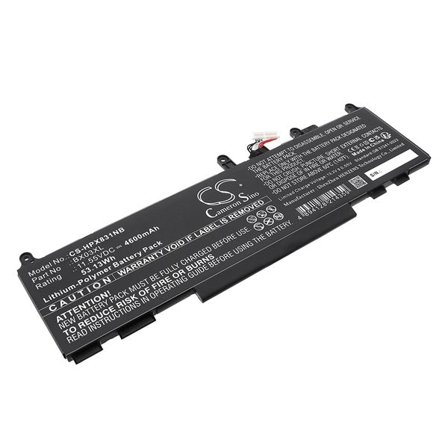 Batteri till Notebook, Bärbar dator för HP Elite X360 830 G11 2 In 1 m.fl.