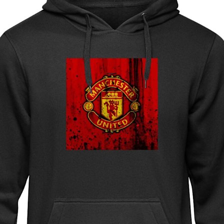 Barn-Hoodie | Mjuk Huvtröja för Barn Manchester United F.C. svart-FA2-