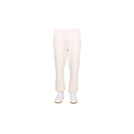 Marcelo Burlon Byxor vit, Herr Joggingbyxor, Herr, Storlek: M