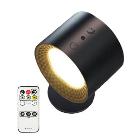 Glow Right Smart Lux, Glow Right Everywhere Light, Glow Right Lights, USB-ladattavat valot musta