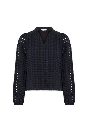 Jayne Blouse Navy 34