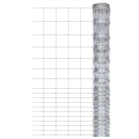 Vidaxl Fårstängsel Galvaniserat Stål 50x1,5 M Silver Silver