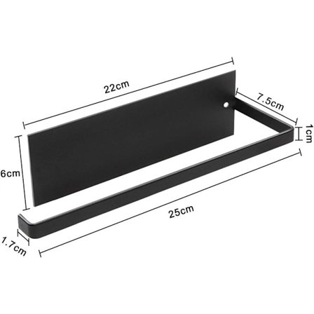 Keittiöpaperiteline, seinälle kiinnitettävä talouspaperiteline, pyyheteline