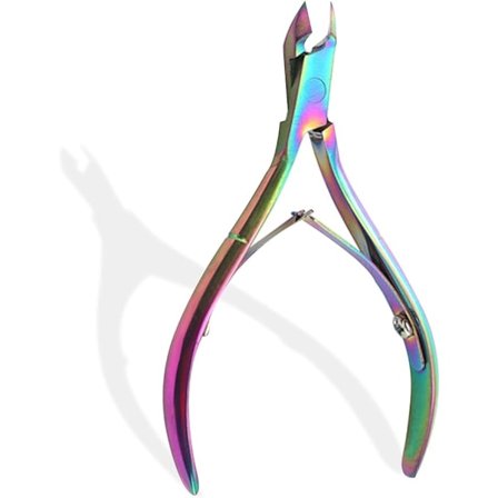 #(Färg)Nagelbandsfräs Nagelbandsnyp Nagelbandssax Rostfritt Stål Manikyr och Pedikyr för hand och fotnagelband#