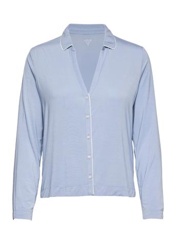 Adult Truesleep Button-Front Top In Modal Blue GAP