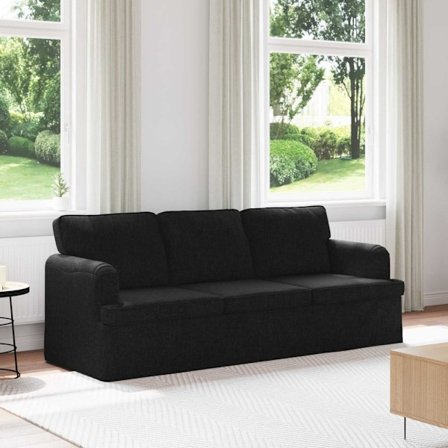 Soffa 180cm Svart Metall