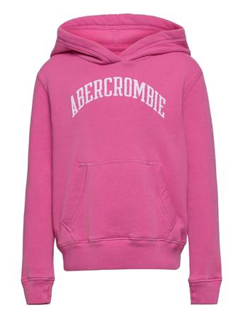 Kids Girls Sweatshirts Pink Abercrombie & Fitch