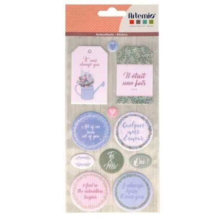 Puffies XL Stickers - Love Story