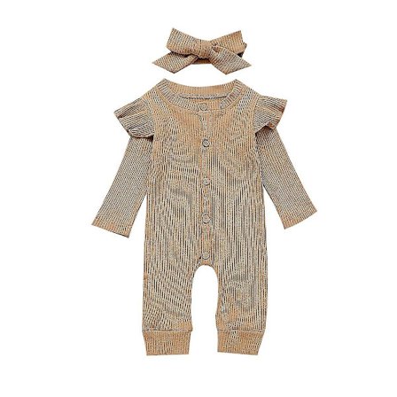 Baby Spring Autumn Clothing - Newborn Baby / Ribbed Clothes