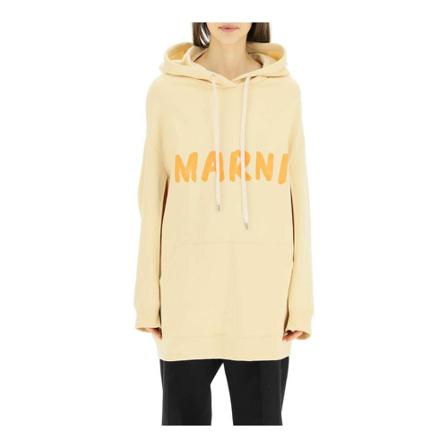 Marni, Hoodies Geel, Dames, Maat:3XS