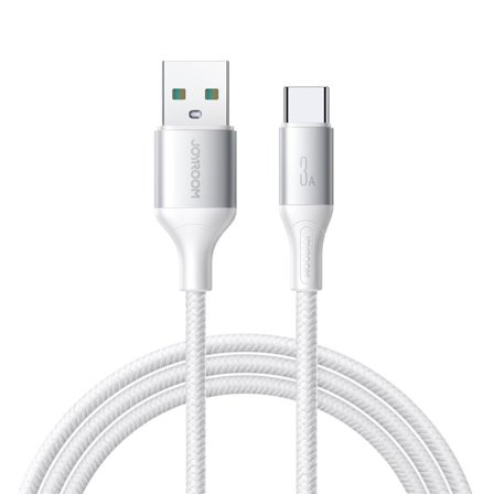 Joyroom Flash Series Fast Charging USB-A to USB-C Cable 3A, 2m - White