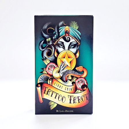 Åtta mynts Oracle Tarot Card