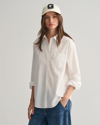 GANT - Poplinskjorte i relaxed fit - Dame - 38