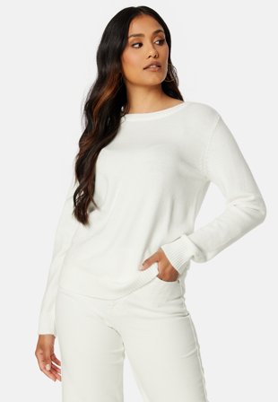VILA Viril O-neck L/S Knit Top Klær