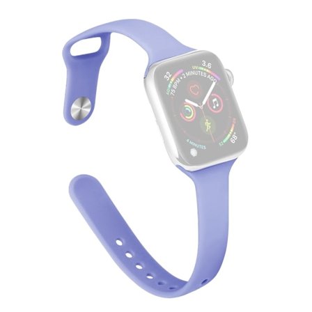 Apple Watch 41mm / 40mm / 38mm Slim Bands handledsrem - Lila Lila